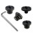 Guuun Screws for Taurus PT92 Grips T10 Torx Key 1 Thin Screw and 3 More Thicker Screws Black