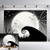 Gray Halloween Jack Themed Photography Backdrop White Full Moonlight Baby Shower Party Banner Decoration Vinyl 7x5ft Pumpkin Bats Nightmare Background Photo Booth Studio Props Supplies