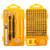 Precision Screwdriver Set, Apsung 110 in 1 Professional Screwdriver set, Multi-function Magnetic Repair Computer Tool Kit Compatible with iPhone/Ipad/Android/Laptop/PC etc  (Yellow)