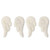 PIXNOR 2 Pairs Angel Wings Hair Clips Leather Hair Clips Cartoon Hairpins Cute Hair Plush Barrettes Hair Accessories White Angle