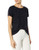 Calvin Klein Womens Short SleeveKnit Top NavyNavy Large