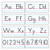 TREND enterprises, Inc. T-1858 Basic Alphabet Zaner-Bloser Manuscript Bulletin Board Set