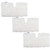 NIUBEE S3500 Steam Mop Pads 3 Pieces Pack Replacement for Shark S3500 Series S3501 S3601 S3550 S3801 S3901 SE450 S3601D S3901D