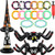 23 Pieces Halloween Inflatable Spiders Ring Toss Game Set Ring Toss Game Halloween Game Include Inflatable Witch Hat 2 Pieces Inflatable Spiders and Pump Halloween Party Favors Indoors Outdoors Game