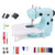 Suteck Mini Sewing Machine for Beginners Portable Electric Sewing Machines with Extension Table Lamp and Thread Cutter with Shared 10 Thread Spools