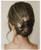 SWEETV 2Pcs Gold Wedding Hair PinsHandmade Bride Hair Pieces Hair Accessories for Women Wedding