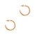 PAVOI 14K Rose Gold Hoop Earrings For Women  35mm Thick 30mm Infinity Gold Hoops Women Earrings  Gold Plated Loop Earrings For Women  Lightweight Hoop Earrings Set For Girls