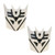Pack of 2 Transformer Decepticons Metal 3D Auto Emblem