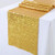 TRLYC Rectangle Table Runner  Gold Table Runners Sequin Runners for WeddingPartyDecor Pack 5 12x108