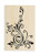 STAMPENDOUS Wood Handle Rubber Stamp, Elegant Scroll