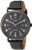 Timex Mens TW2T73400 Weekender 43mm Black TwoPiece Leather Strap Watch