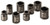 Ingersoll Rand SK3C8 3/8-Inch Drive 8-Piece SAE and Metric Standard Impact Socket Set
