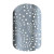 Undercurrent  Jamberry Nail Wraps  Half Sheet  White Polka Dot Bubbles on Light Blue Silver  Satin Finish