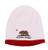 California Embroidered Beanie Winter Cap Hat White
