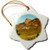 3dRose ORN_191472_1 Tooth of Time, Philmont Scout Ranch, Cimarron, New Mexico. Snowflake Ornament, Porcelain, 3-Inch