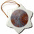 3dRose orn_92385_1 Brass Compass, New Hampshire US30 JMO1237 Jerry and Marcy Monk Man Snowflake Porcelain Ornament, 3-Inch