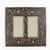 Meriville French Scroll 2 Rocker Wallplate, Double Switch Electrical Cover Plate, Bronze