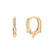 VACRONA Spike Huggie Hoop Earrings for Women 18k Gold Plated Small Geometric Earrings VACRONA Spike Huggie Hoop Earrings for Women 18k Gold Plated Small Geometric Earrings