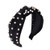 Headbands for Women Pearl Headbands  1PCS Twisted Faux Pearl Velvet Headband Elegant Bling Hair Clip Hairpins Headwear Barrette Styling Tools AccessoriesBlack