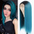 Jolitime Hair Blue Ombre Synthetic Lace Front Wigs Long Straight With Baby Hair Heat Resistant Glueless Natural Fiber Hair Lace Wig for Fashion Women 150 Density 18 inch Jolitime Hair Blue Ombre Synthetic Lace Front Wigs Long Straight With Baby Hair Heat Resistant Glueless Natural Fiber Hair Lace Wig for Fashion Women 150 Density 18 inch