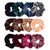 Whaline 12 Pack Hair Scrunchies Premium Velvet Scrunchy Elastic Hair Bands for Girls Women Hair Accessories 12 Colors