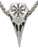 Circle Thor Hammer Viking Compass Crow King Helm of Awe Pendant Necklace Antique Silver Metal Chain Raven Norse Nordic
