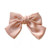 LYDZTION 8 Inch Bow Hair Clips Solid Color Big Satin Ribbon French Barrette Hair Barrettes Hair AccessoriesChampagne