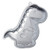 Kitchen Craft "sweetly Does It" Dinosaur-shape Cake Pan, Aluminium, Silver, 28