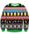 Women Mens Ugly Christmas Sweatshirt Novelty Light Circle Coil Xmas Sweater Pullover Tops Clothing for Festival Party XL