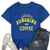 Sunshine Tshirts Funny Summer Graphic Tee Shirts for Women Letter Print Funny Coffee Tee Shirts Tops XL Blue