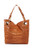 Steve Madden Candy Coated Shiny Croc Embossed Tote Color Light Brown