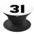 31 Team Sports Jersey Front  Back Number Player Fan PopSockets Grip and Stand for Phones and Tablets