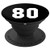 80 Team Sports Jersey Front  Back Number Player Fan PopSockets Grip and Stand for Phones and Tablets
