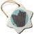 3dRose orn_6373_1 Grey Long-Haired Persian Cat Blue Eyes Paw-Print-Snowflake Ornament, Porcelain, 3-Inch