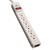 Tripp Lite 6 Outlet Surge Protector Power Strip, Black, 8ft Cord, Tel/Modem Protection, RJ11, 20,000 INSUANCE (TLP608TEL)