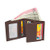 Mens Genuine Leather Wallet Slim Bifold Trifold RFID Blocking Stylish thin Wallet For Men Brown2