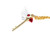 GKO Anime Card Captor Sakura Kinomoto Sakura Star Wand Keyring Necklace Pendant Key Chain Necklace