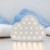 Cloud Night Light Cloud Marquee Battery Operated Kids Room Night Light Cloud Lamp Cloud LED Light Bedroom Party Decor(White)