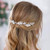 Aukmla Bridal Hair Pins White Bridal Flower Headpiece Ivory Wedding Hair Accessories Rhinestone Hair Pins Crystal Hair Clips Bridal Floral Hair Pins for Women and Girls 3 PCs