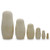 BestPysanky Set of 6 Unfinished Blank Wooden Nesting Dolls Craft 5.5 Inches