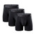TANBOOCEL Men s Underwear Boxer Briefs Breathable Bamboo Underwear for Men 3Pack Black Large