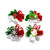 Christmas Girl Hair Bow Clip Hairpin Kids Headdress Hair Alligator Barrettes JHC05 4 PcsSet J