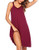 Ekouaer Womens Sleeveless Nightgown Sleepwear Summer Slip Night DressRedMedium