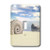 3dRose LLC lsp_20480_1 Summer Scene of Sandy Beach and Ocean Water with Shells - Single Toggle Switch