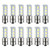 HOTSYSTEM 1156 1141 LED Light Bulbs DC12V 7506 P21W BA15S 185050SMD for Car RV SUV Camper Trailer Trunk Interior Reversing Backup Tail Turn Signal Corner Parking Side Marker LightsPack of 12White