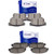 Brake Pads ECCPP 8pcs Ceramic Disc Brake Kits fit for 19971999 Acura CL 20012005 Acura EL 19912002 Honda Accord 2002 2003 20062011 Honda Civic