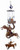 Sunset Vista Designs Horsing Around Wind Chime, Small