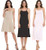 Sleepwear Women V Neck Chemise Lace Lingerie Full Slip Babydoll Dress Apricot Plus Size