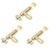 Tulead Iron Gate Latch Door Slide Lock Bolt Lock 5 9Inch Barrel Bolt Shed Latch Locks Security Sliding Latch Hasp 3PCS with Mounting Screws