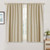 RYB HOME Blackout Curtains for Kitchen  Rod Pocket Room Darkening Curtains Polyester Thermal Insulated Drapes Privacy Protect for Bedroom Kitchen Entryway W 42 x L 45 Biscotti Beige 2 Pcs